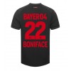 Bayer Leverkusen Victor Boniface #22 Hjemmedrakt 2023-24 Kortermet